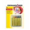Creioane de machiaj FABER-CASTELL EBERHARD FABER, scurte, 6 culori, intensitate ridicată, testate dermatologic, 1 set (579106)