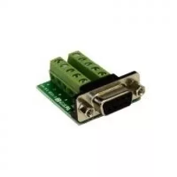 Cablu adaptor EXSYS EX-49005 D-SUB 9 pini tată la bloc de borne cu șurub 10 pini, 0,3 m, RS-232