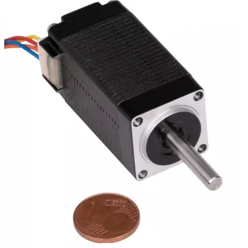 JOY-IT NEMA08-02 Stepper Motor 2 Ncm 0.8 A 4 mm Shaft