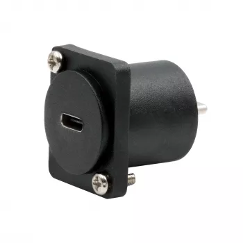 Adaptor de panou EXSYS EX-49167 tip D USB-C mamă la tată, USB 3.2 Gen 2, 10Gbps