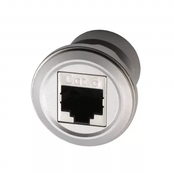 Adaptor EXSYS EX-49196 RJ45 metalic de montaj în panou, mamă la mamă