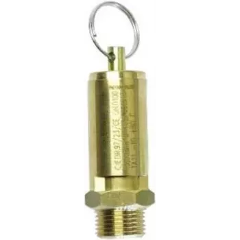 Supapă de siguranță pentru aer comprimat Aerotec 1/2 inch, 10 bar, alamă 9049104