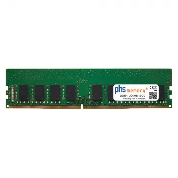 Memorie RAM PHS-memory 16 GB DDR4 ECC UDIMM 3200MHz PC4-25600E pentru Gigabyte B550M DS3H AC R2 SP580451