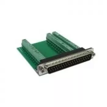 Adaptor EXSYS EX-49035 D-SUB 37 pini tată la bloc de borne cu șurub 39 poli, verde/argintiu