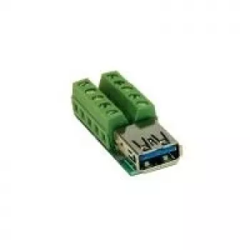 Adaptor EXSYS EX-49060, USB 3.0 mamă cu 10 pini la bloc de borne