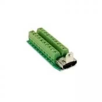 Adaptor EXSYS EX-49065, HDMI mamă cu 19 pini la bloc de borne cu 20 pini