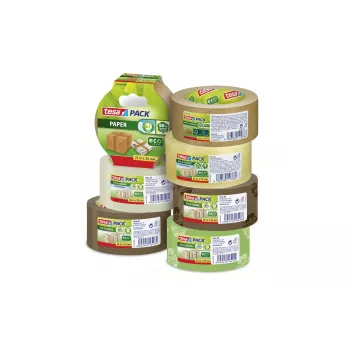 Bandă de ambalare tesa STANDARD ecoLogo® 58293 maro 25 m x 38 mm