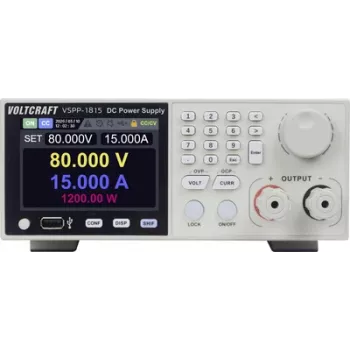 Sursă de laborator montabilă în rack VOLTCRAFT VSPP-1815, 0-150 V/DC, 0-30 A, 1800 W, programabilă, USB/RS-485/LAN VC-18673200