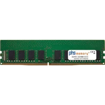 Memorie RAM PHS-memory 32 GB DDR4 ECC UDIMM 3200MHz PC4-25600E pentru ASRock IMB-X1712 SP538200