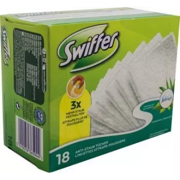 Lavete uscate de măturat Swiffer, pachet de reumplere 18 bucăți cu parfum Febreze