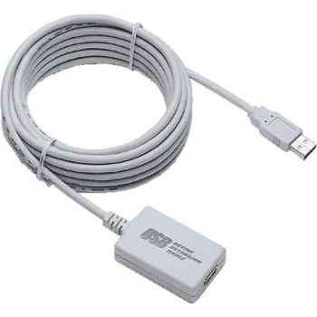 Cablu prelungitor activ EXSYS EX-1401 USB 2.0 5m USB-A tată la mamă cu regenerare de semnal