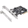 Adaptor PCIe x2 Low-Profile USB 3.2 Gen 2x2 EXSYS EX-12001-2