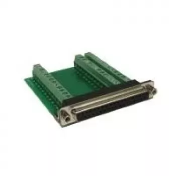 Adaptor EXSYS EX-49040 D-SUB 37 pini tată la bloc de borne cu șurub, verde/argintiu
