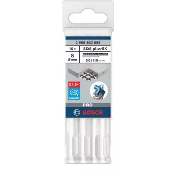 Burghiu perforator BOSCH PRO SDS Plus-5X 8x50x110 mm 2608833898