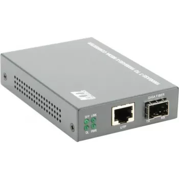 KTI Networks KGC-300 Convertor media Gigabit Ethernet, RJ45 la SFP, multimod/monomod