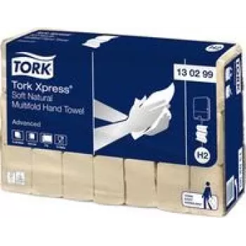 Prosoape de mâini TORK 130299 H2 Advanced interfold, 2 straturi, alb, 3780 foi