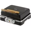 Aparat de gaufre belgiene DOMO DO9281W Inky Black, 1600 W, antiaderent, termostat reglabil, mâner Cool-Touch, depozitare verticală