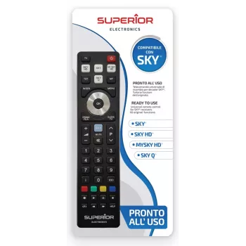 Telecomandă de înlocuire SUPERIOR ELECTRONICS SUPTRB027 pentru Sky - negru