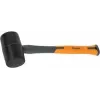 Ciocan din cauciuc Bradas 450 g antracit/portocaliu, coadă din fibră de sticlă 340 mm, mâner antialunecare TPR DIY-HF6045