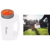Bradas Manual Mini Seeder WHITE LINE, 2 Litre, White/Anthracite, Plastic, Ergonomic Handle, 1 Piece (WL-SE101)