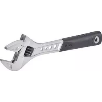 Cheie reglabilă C.K T4365 150 SureDrive, 150 mm, oțel crom-vanadiu forjat, cromat mat, mâner moale