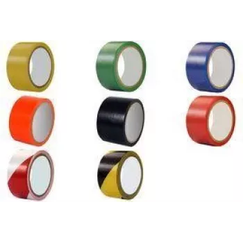 RILLPRINT Floor Marking Tape 50 mm x 33 m Red/White PVC T61808