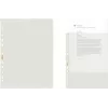 Folii transparente pentru documente A4 din material reciclat ELBA, 0,08 mm PE, deschidere sus, pachet de 50