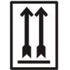 Etichetă de avertizare RILLPRINT 76870 THIS SIDE UP! DO NOT TIP, adeziv permanent, alb/negru, 100 x 50 mm, 500 etichete pe rolă