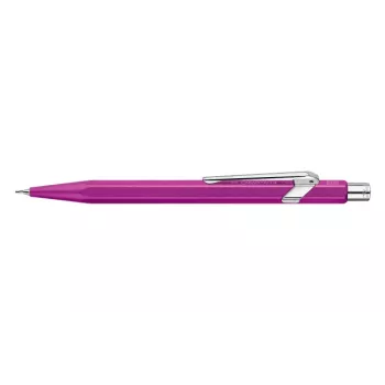 Creion mecanic CARAN D'ACHE 844 Colormat-X 0,7 mm, corp hexagonal din aluminiu satinat violet 844.605