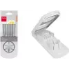 Tăietor universal de ouă Metaltex, plastic ABS, argintiu/alb, 1 bucată (204510014)