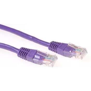 Cablu de rețea patch ACT IB4715 Cat5e U/UTP, RJ45, violet, 15 m
