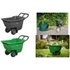 Roabă de grădină Bradas HANDY-GO 90 L verde, capacitate 150 kg, cuvă din plastic, cadru din oțel, roată pneumatică TQ-WB090GR