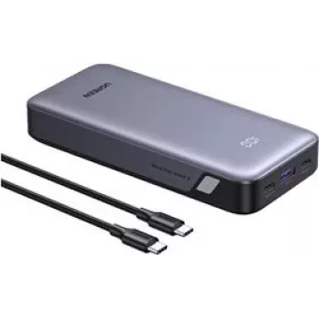 Power bank UGREEN 20000 mAh 67W cu încărcare rapidă bidirecțională, gri, universal (55996)