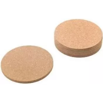 Suporturi de pahare din plută Metaltex, maro, set de 6, antiderapante, plută naturală 569831000