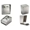 Mini seif pentru chei PAVO din oțel inoxidabil pentru 1 cheie, argintiu, lacăt cu combinație din 4 cifre 8025862