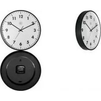 Ceas de perete cu cuarț NEXTIME STIL 400 mm cadran alb limbi negre 7317-V2
