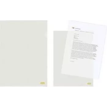 Folie de documente reciclată ELBA DIN A4, translucidă, 100 µm, 80% reciclată, pachet de 100