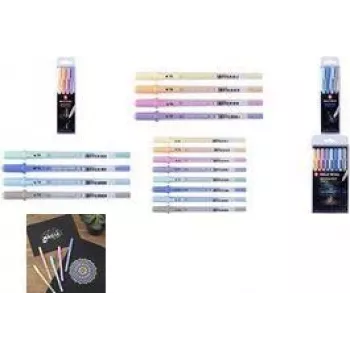 SAKURA Gelly Roll Moonlight Pastel Aurora Gel Rollerball Pen 0.5 mm Fluorescent Green POXPGBMOO4B