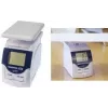 Cântar poștal digital RAADHUIS RD-351143 500 g, gradație 1 g, plastic alb/albastru, tarare, pornire/oprire, alimentare cu baterii