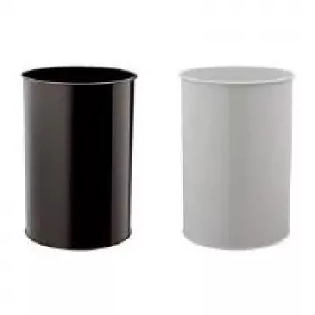 Coș de gunoi metalic DURABLE 30L rotund negru 330301