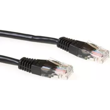 Cablu de rețea ACT IB9901 Cat6 U/UTP, 1 m, negru