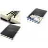 Kangaro Design Spiral Sketchbook A5, 80 Sheets, 140 gsm, Acid-Free Cream White Paper, Black Hardcover K-5577