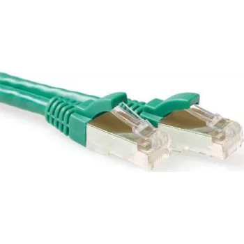 Cablu patch ACT CAT6A S/FTP LSZH cu protecție anti-agățare a clemei, 25 m, verde FB7725