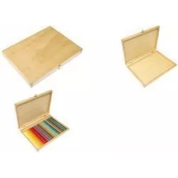 Suport din lemn pentru pixuri KANGARO K-830060, 280 x 200 x 30 mm, natur
