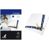 Hârtie carbon KANGARO K-7900086, DIN A4, 10 file, albastră, 210 x 297 mm, pentru scriere de mână