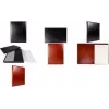 Multo Hannibal A4 Writing Folder Faux Leather Cognac MU-201024