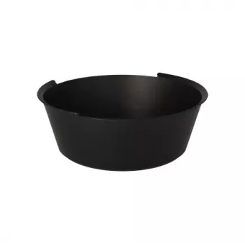 Bol reutilizabil PAPSTAR Circulware, rotund, 1200 ml, negru, polipropilenă cu 30% umplutură minerală, 1 bucată (97019)