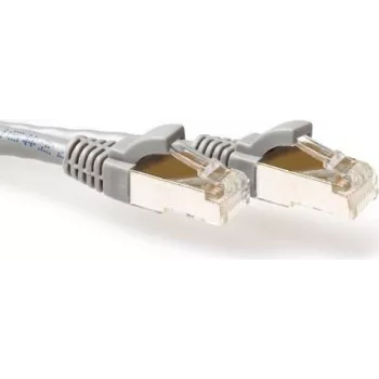 Cablu patch ACT gri 30 m LSZH S/FTP CAT6A cu protecție anti-agățare a clemei (FB7030)