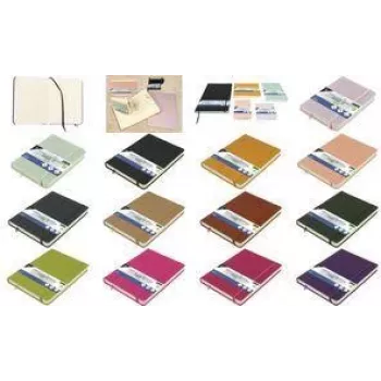 Caiet de schițe KANGARO, copertă rigidă PU, DIN A6, lila, 80 coli, 140 g/m², crem, fără acid K-861213