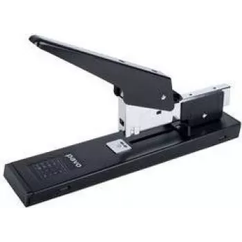 Capsator PAVO pentru volum mare, 100 de foi, metal, negru, cu încărcare frontală 8005321